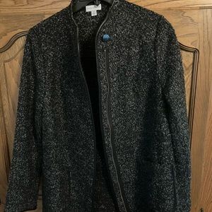 Ladies black tweed jacket